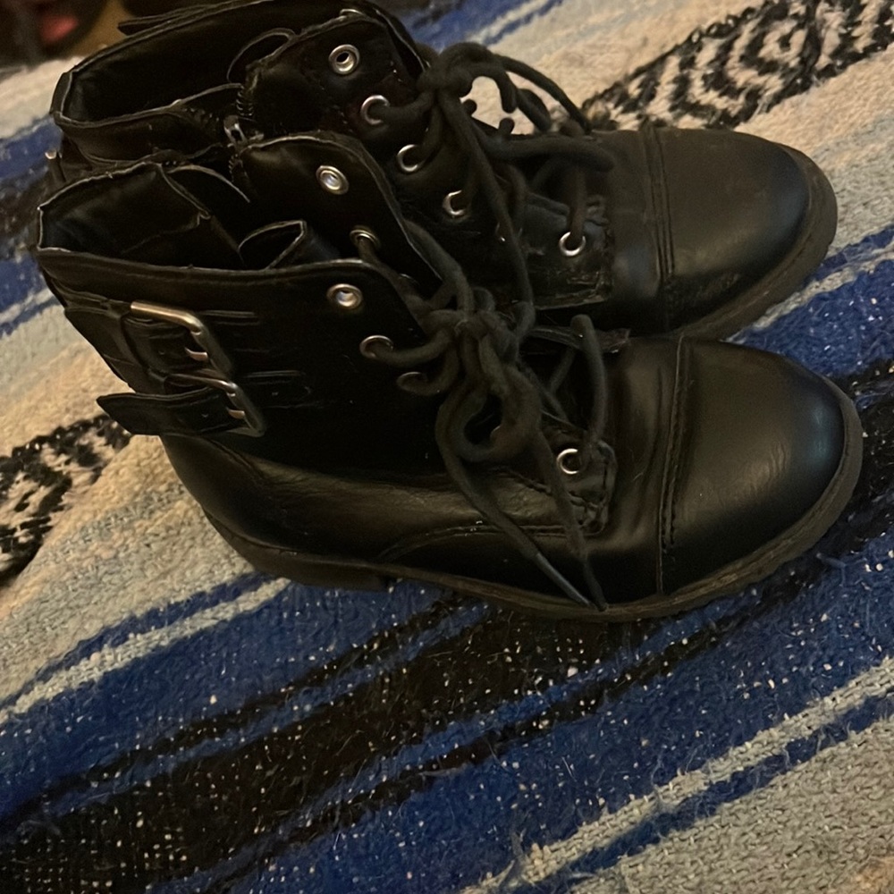 Black boots
